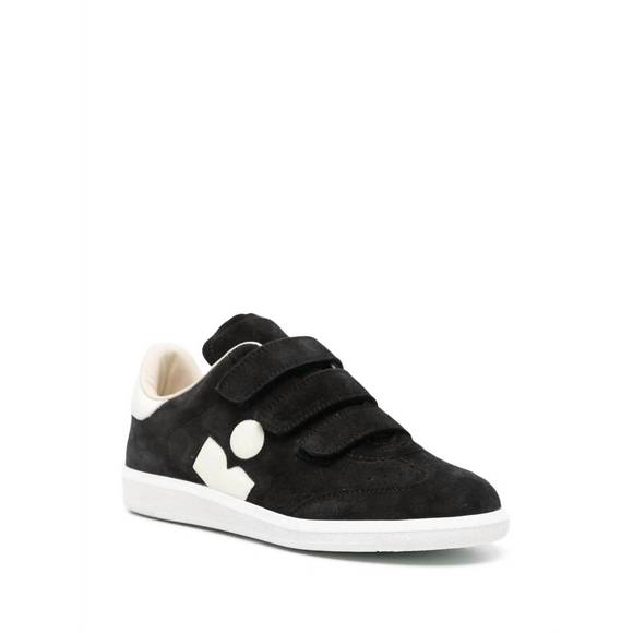 NEW ISABEL MARANT beth ga sneakers in black/ecru - Picture 2 of 4